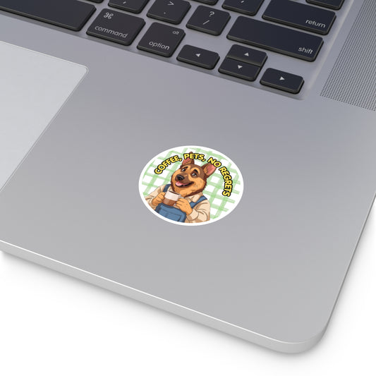 Coffee Dog Sticker
