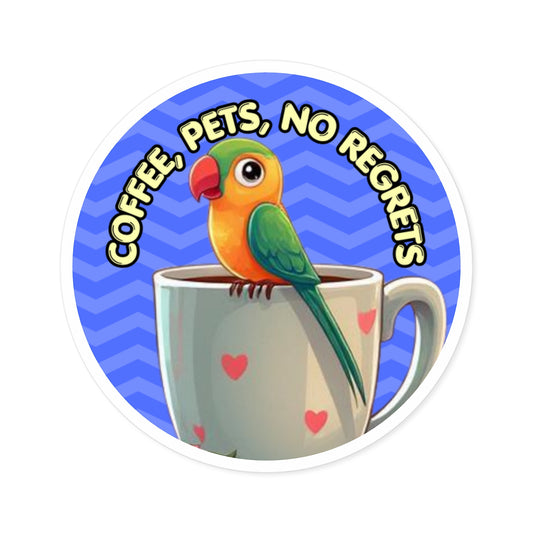 Coffee Bird Sticker